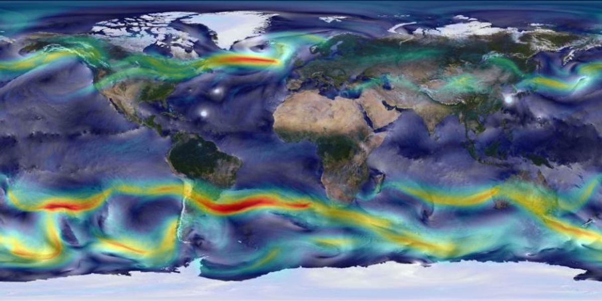  Global Winds, Imaged in the GEOS-5 Nature Run
    (William Putman/NASA Goddard Space Flight Center)