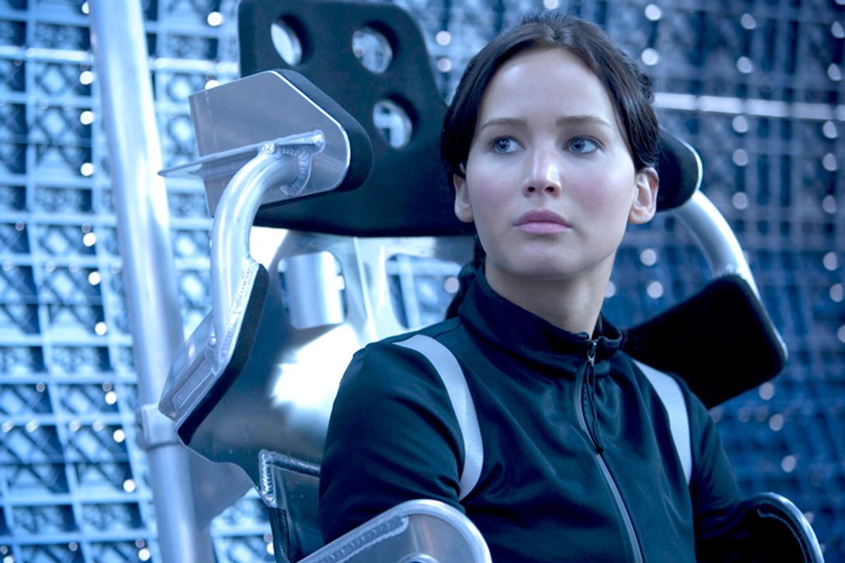 Jennifer Lawrence in "The Hunger Games: Catching Fire"     (Murray Close)