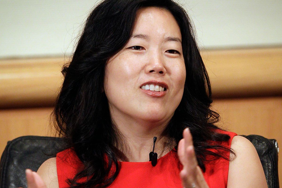 Michelle Rhee                         (AP/Jeff Chiu)