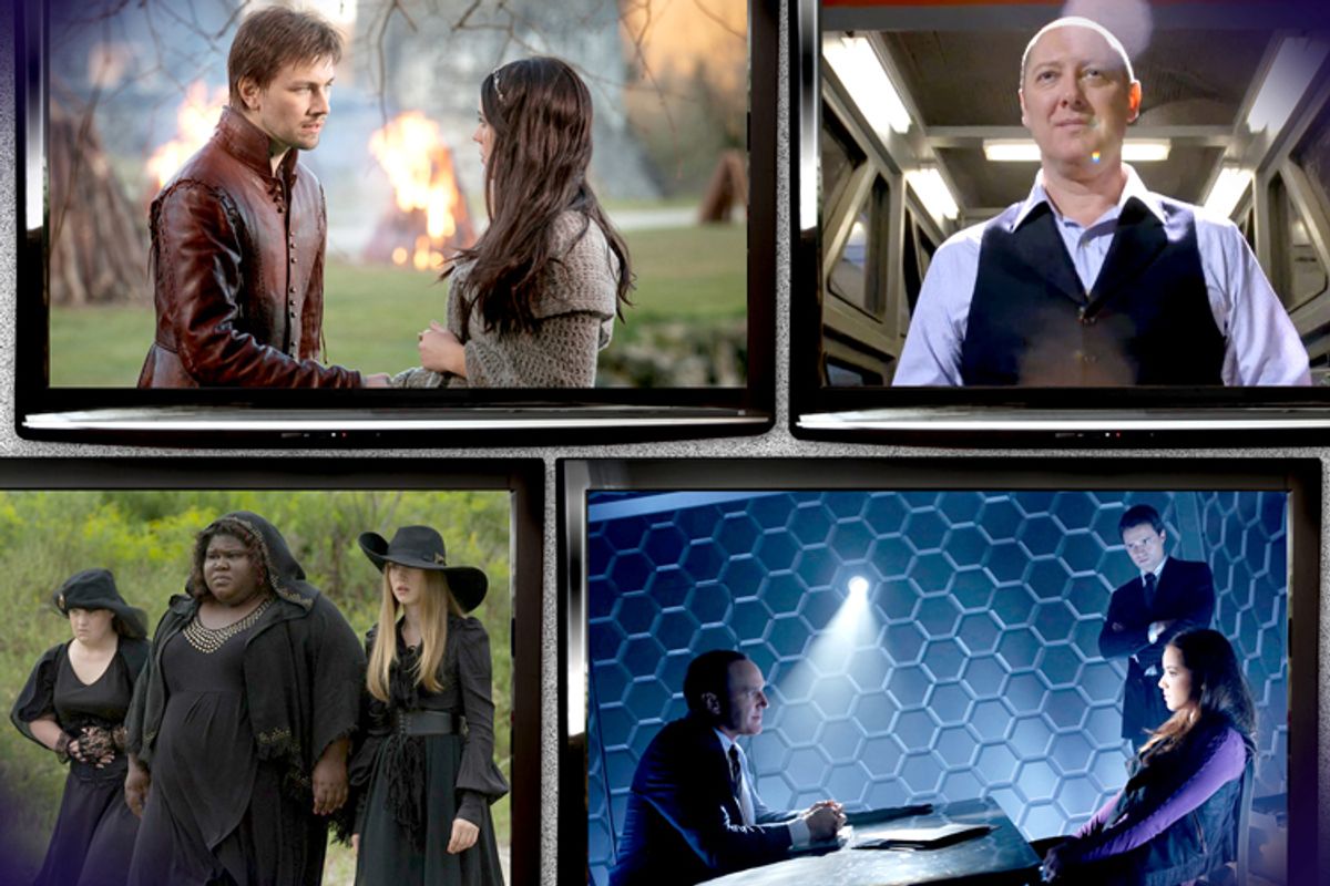 "Reign," "The Blacklist," "American Horror Story: Coven," Agents of S.H.I.E.L.D."  