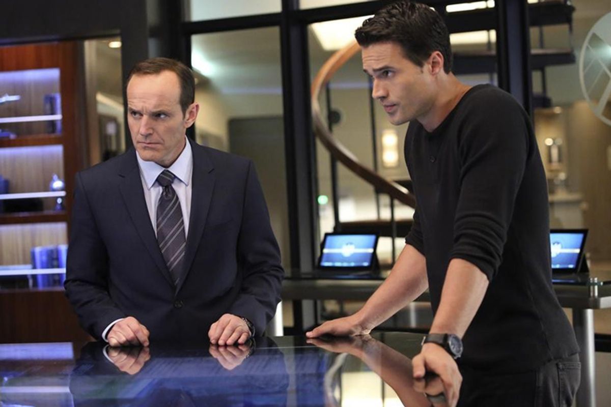 Clark Gregg and Brett Dalton in "Agents of S.H.I.E.L.D."   (ABC/Danny Feld)