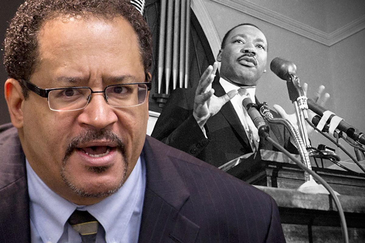 Michael Eric Dyson, Martin Luther King, Jr.   (AP/Evan Vucci)