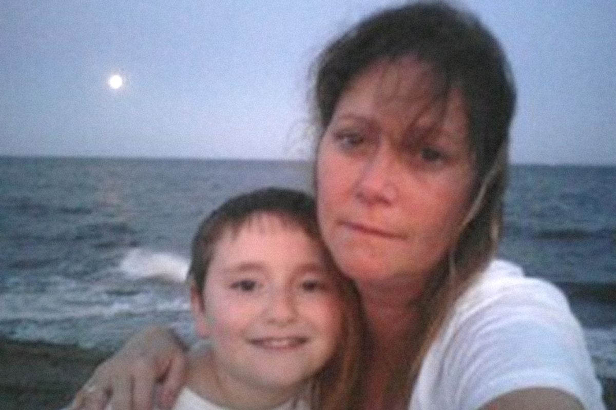  Kerstin Foster and her son Vincent