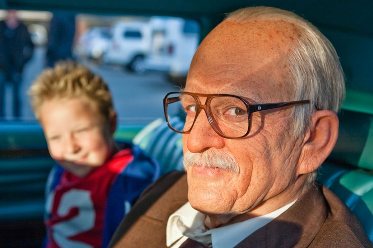 Jackson Nicoll and Johnny Knoxville in "Jackass Presents: Bad Grandpa"         (Paramount Pictures/Sean Cliver)