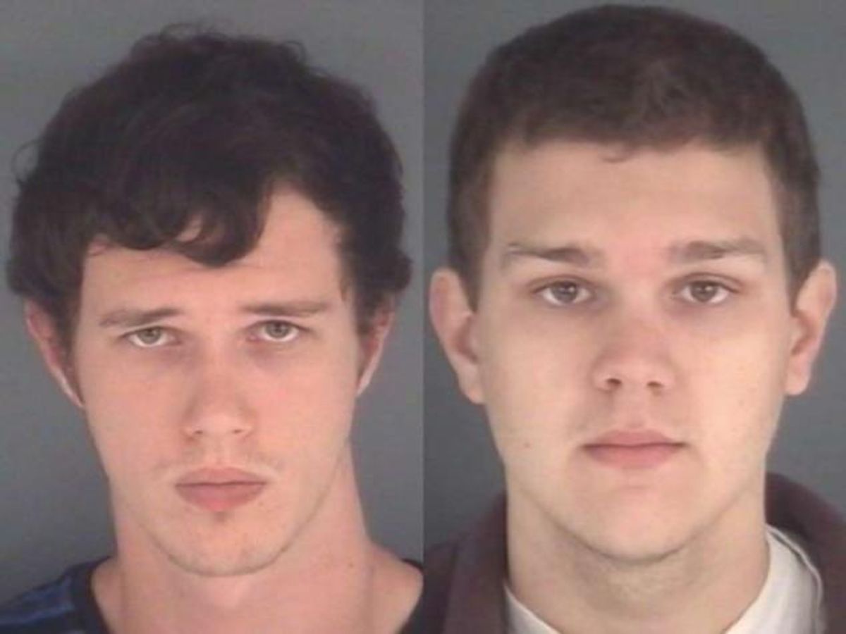 Cody Lee Williams, left, was arrested for sexual battery in August 2012 and spent 35 days in jail. But Cody Raymond Williams, right, was the one actually accused of the crime (Clay County Sheriff's Office)