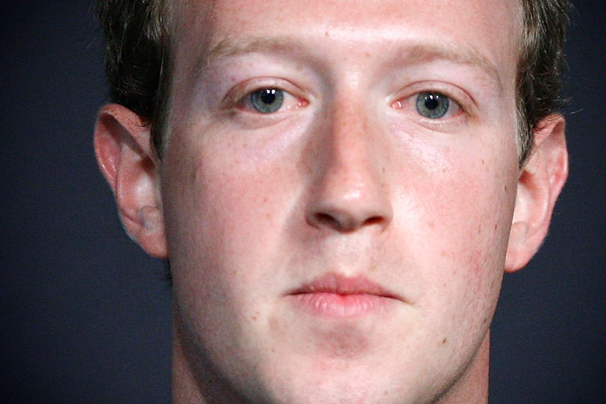 Mark Zuckerberg                   (Reuters/Jonathan Ernst)