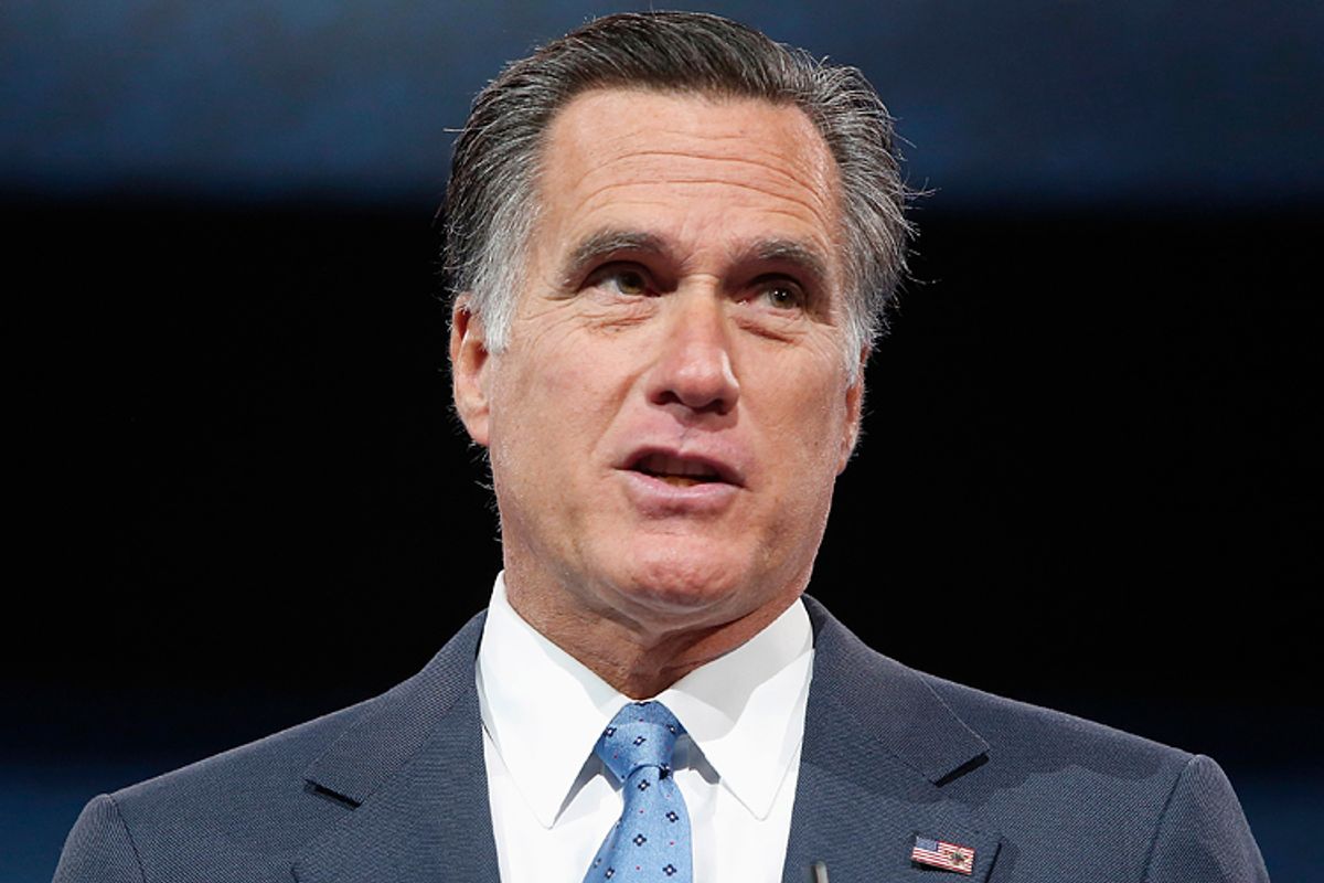 Mitt Romney                          (Reuters/Jonathan Ernst)
