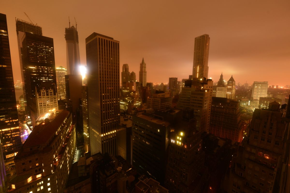 Lower Manhattan was left without power following Hurrican Sandy (Felix Lipov/Shutterstock)