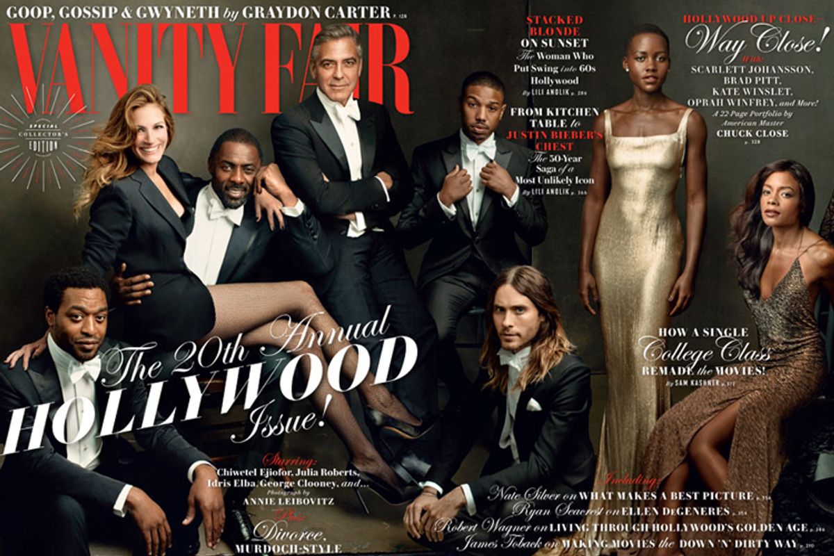  This year's Vanity Fair Hollywood issue cover.    (Vanity Fair)