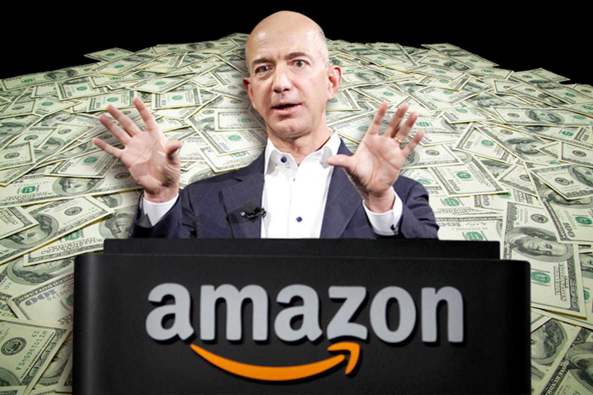 Jeff Bezos              (AP/Reed Saxon/<a href='http://www.shutterstock.com/gallery-102849p1.html'>Pakhnyushcha</a> via <a href='http://www.shutterstock.com/'>Shutterstock</a>/Salon)