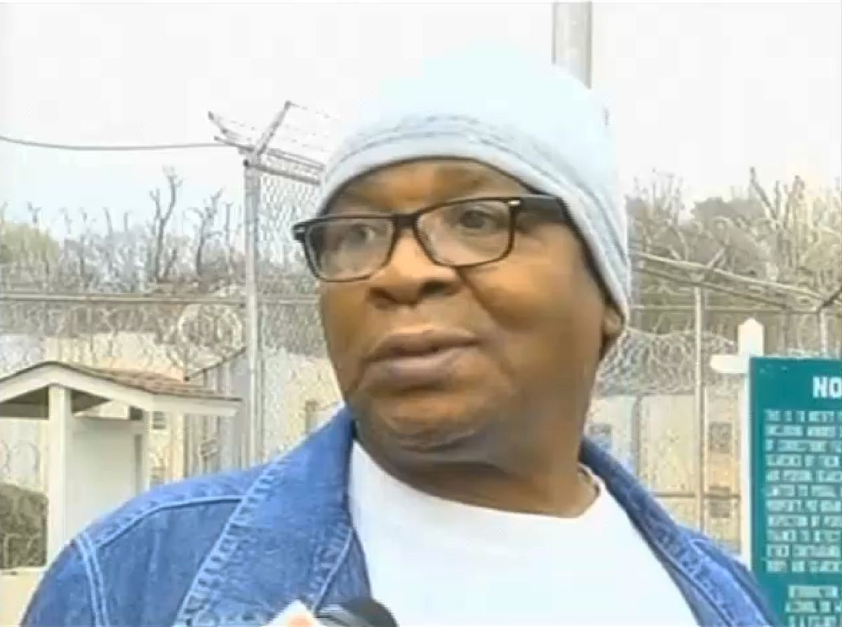 In this frame grab from video provided by WAFB-TV 9, Glenn Ford, 64, talks to the media as he leaves a maximum security prison, Tuesday, March 11, 2014, in Angola, La., after having spent nearly 26 years on death row. Ford walked free Tuesday evening hours after a judge approved the states motion to vacate his murder conviction in the 1983 killing of a jeweler. State District Judge Ramona Emanuel on Monday took the step of voiding Ford's conviction and sentence based on new information that corroborated his claim that he was not present or involved in the murder. (AP Photo/WAFB-TV 9) (AP)
