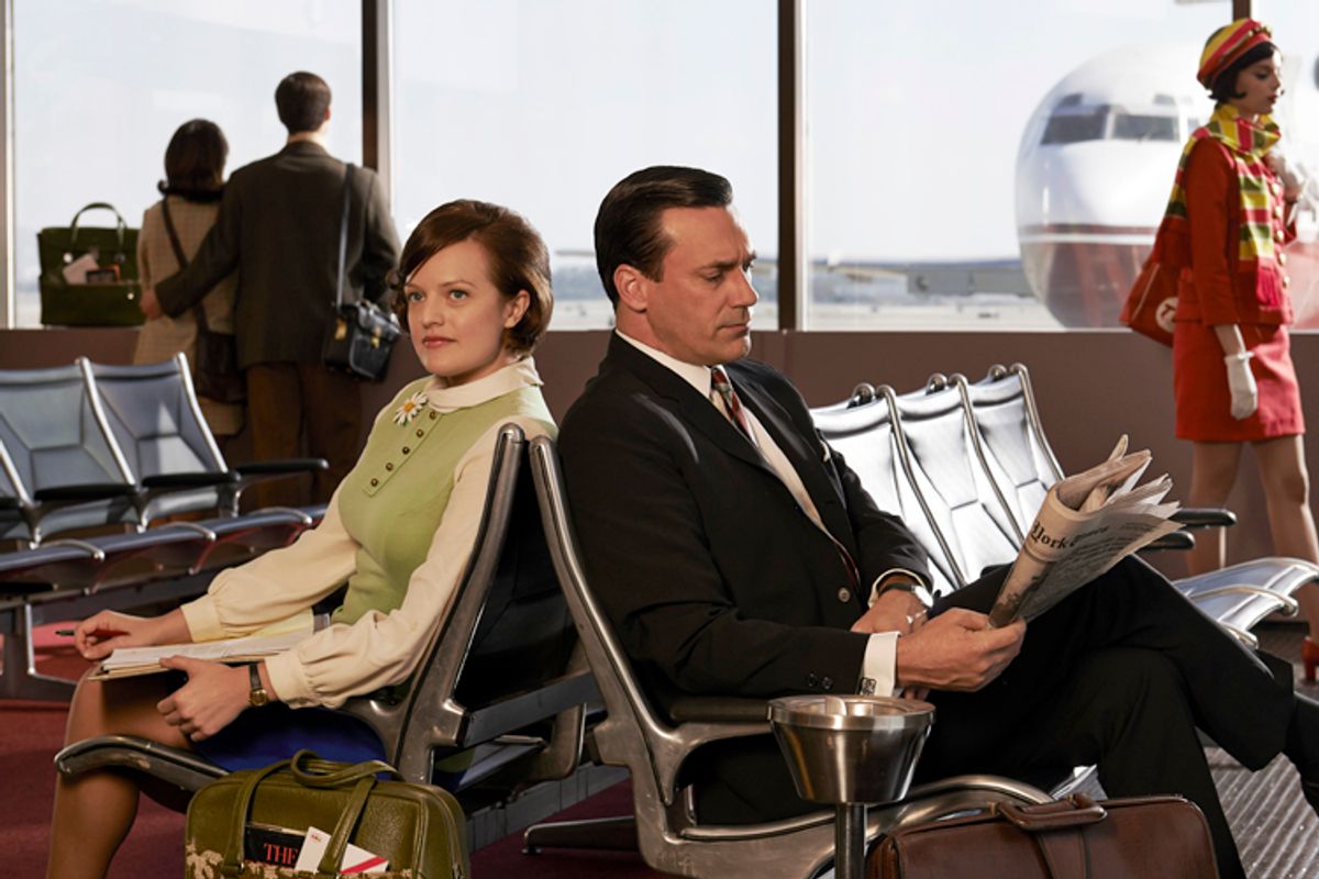 Elisabeth Moss and Jon Hamm of "Mad Men"                    (AMC/Frank Ockenfels 3)