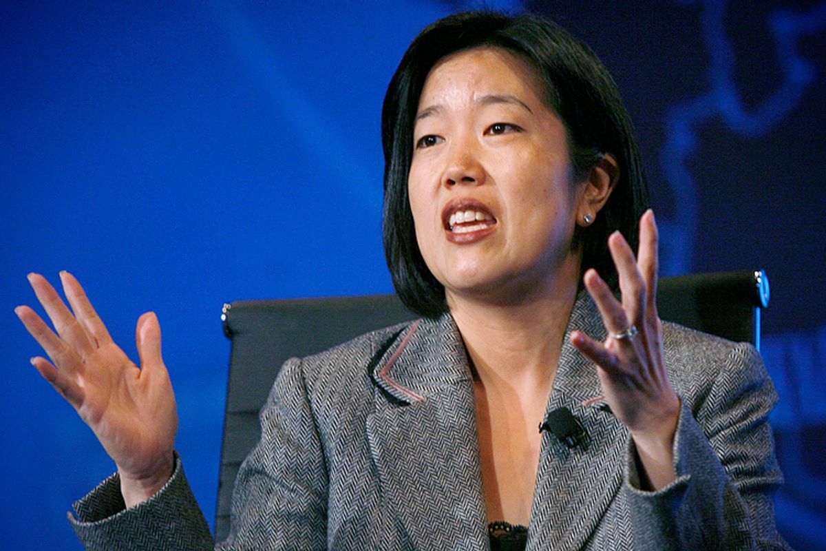 Michelle Rhee                   (Reuters/Hyungwon Kang)