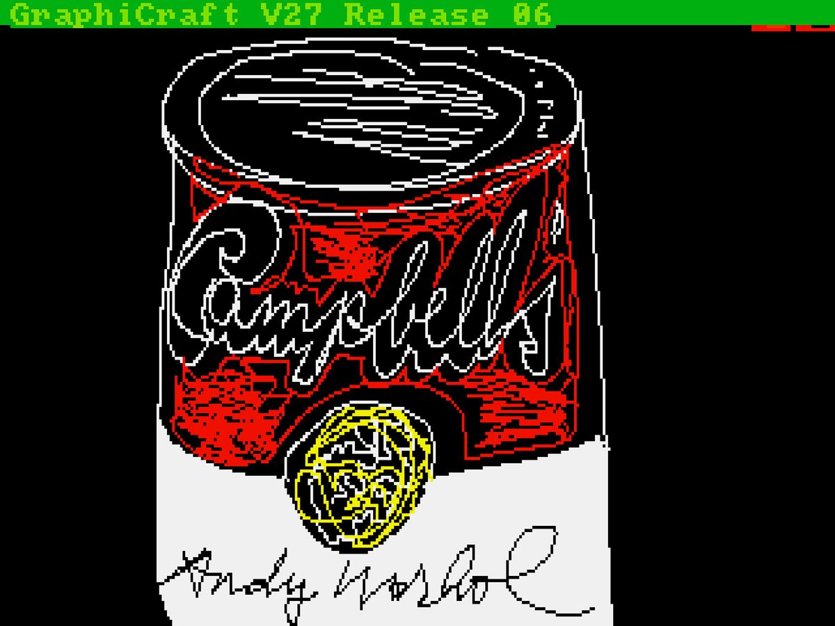 Andy Warhol, Campbell’s, 1985 (©The  Andy Warhol Foundation for the Visual Arts,  Inc.)