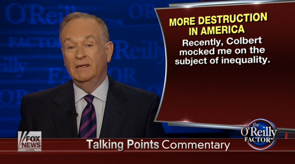 Bill O'reilly: Stephen Colbert Is 