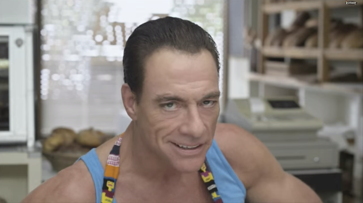 A recent GoDaddy advertisement, featuring Jean-Claude Van Damme. (YouTube)