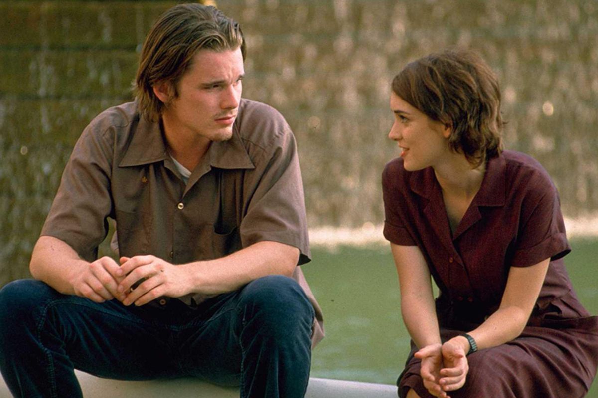 Ethan Hawke and Winona Ryder in "Reality Bites"  
