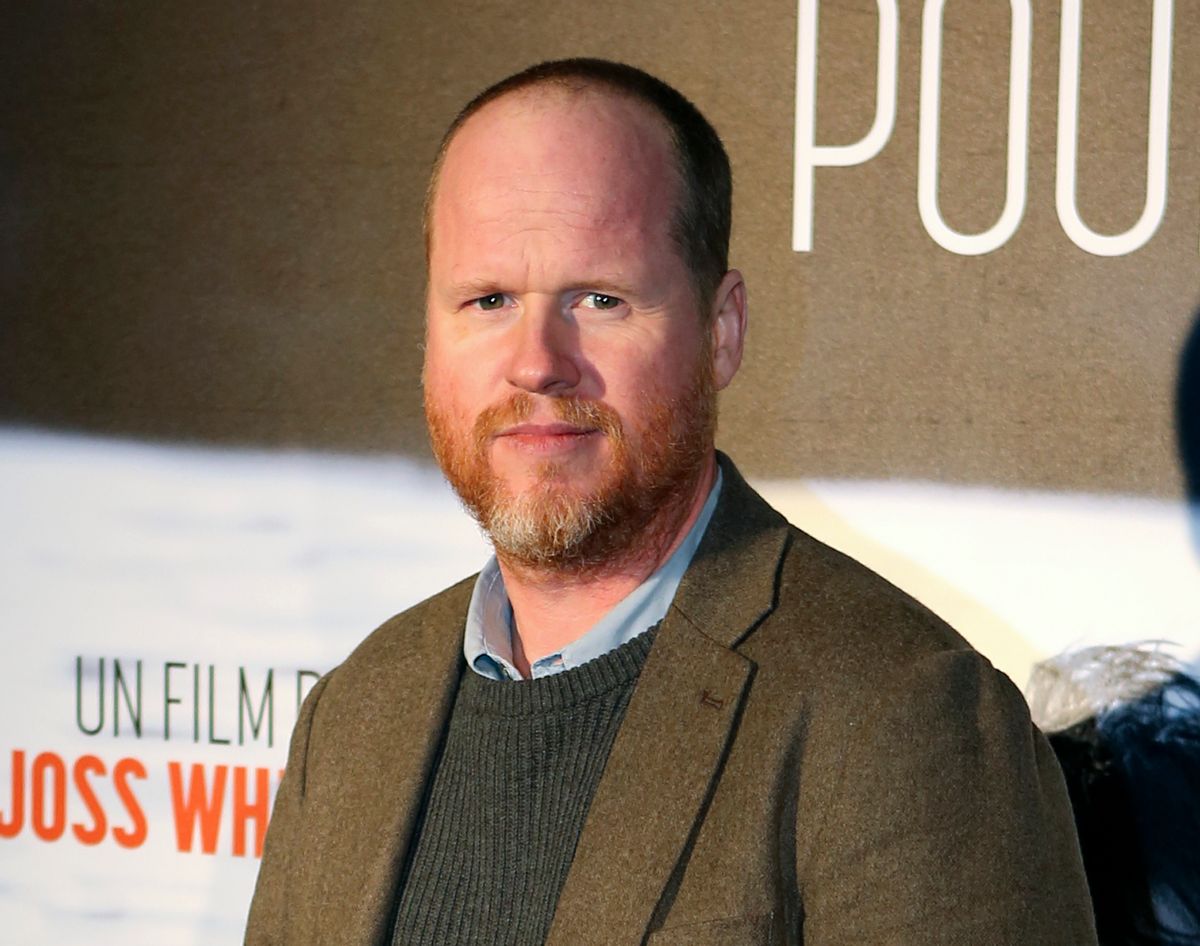 Joss Whedon at the screening of "Much Ado About Nothing" in Paris.  (AP Photo/Remy de la Mauviniere)