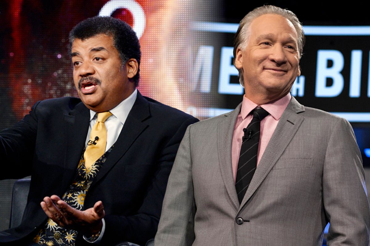Neil deGrasse Tyson, Bill Maher            (Reuters/Kevork Djansezian/AP/Janet Van Ham/Salon)