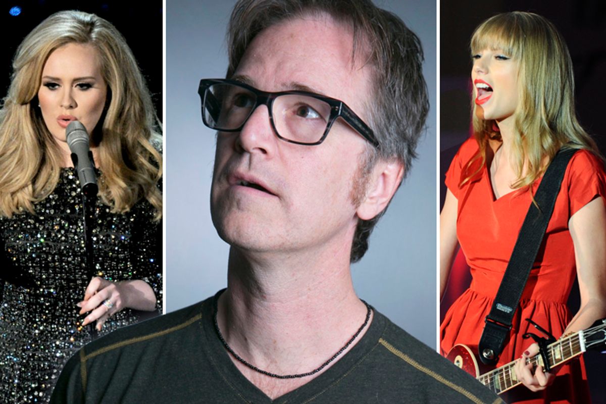 Adele, Dan Wilson, Taylor Swift      (AP/Chris Pizzello/Amy Sussman/<a href='http://www.shutterstock.com/gallery-842245p1.html'>Featureflash</a> via <a href='http://www.shutterstock.com/'>Shutterstock</a>/Salon)
