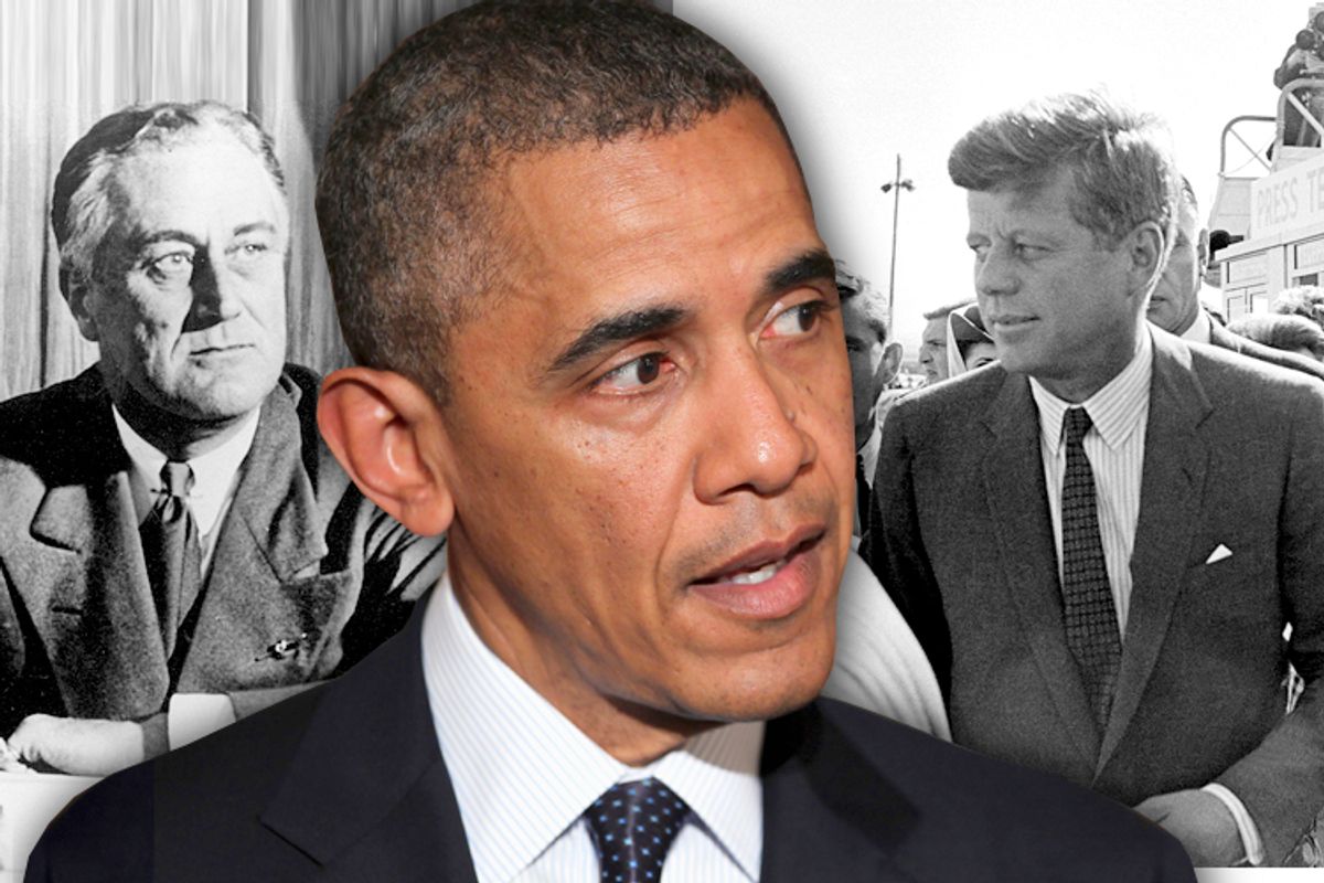 Franklin D. Roosevelt, Barack Obama, John F. Kennedy          (AP/Reuters/Junko Kimura-Matsumoto)