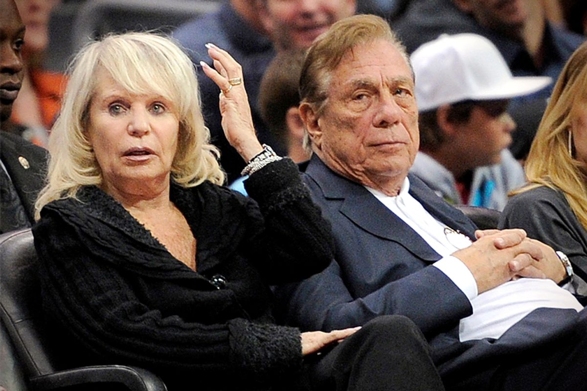 Rochelle and Donald Sterling       (AP/Mark J. Terrill)
