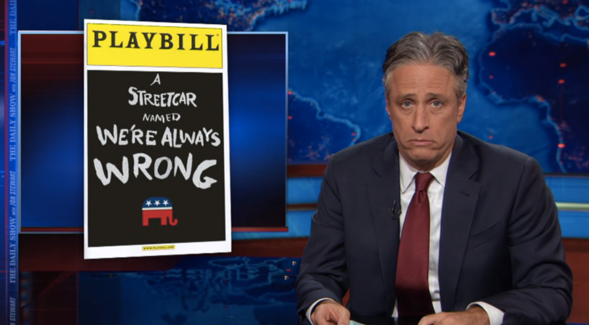 Must-see morning clip: Jon Stewart takes down GOP 