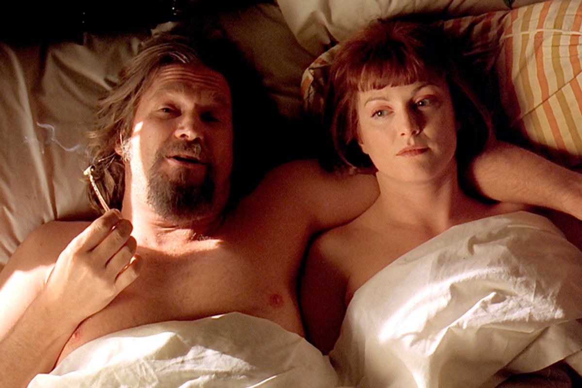 Jeff Bridges and Julianne Moore in "The Big Lebowski"  