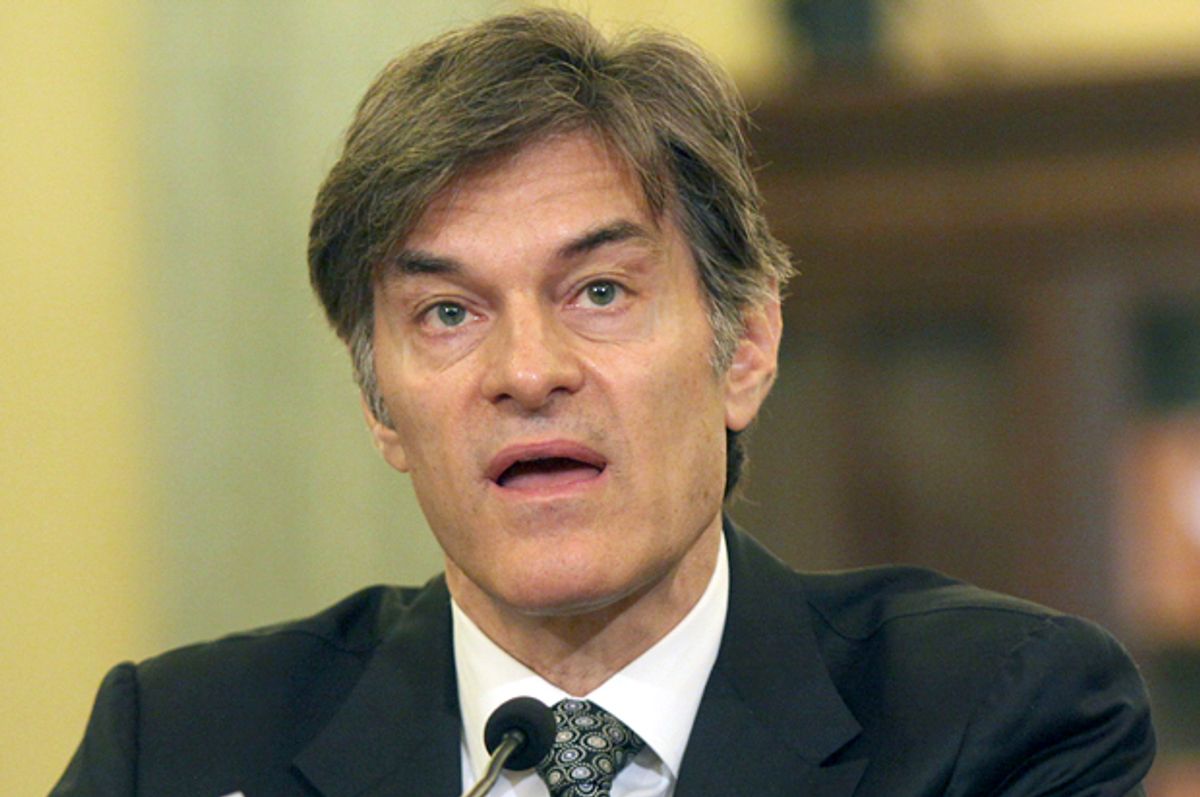 Dr. Mehmet C. Oz       (AP/Lauren Victoria Burke)