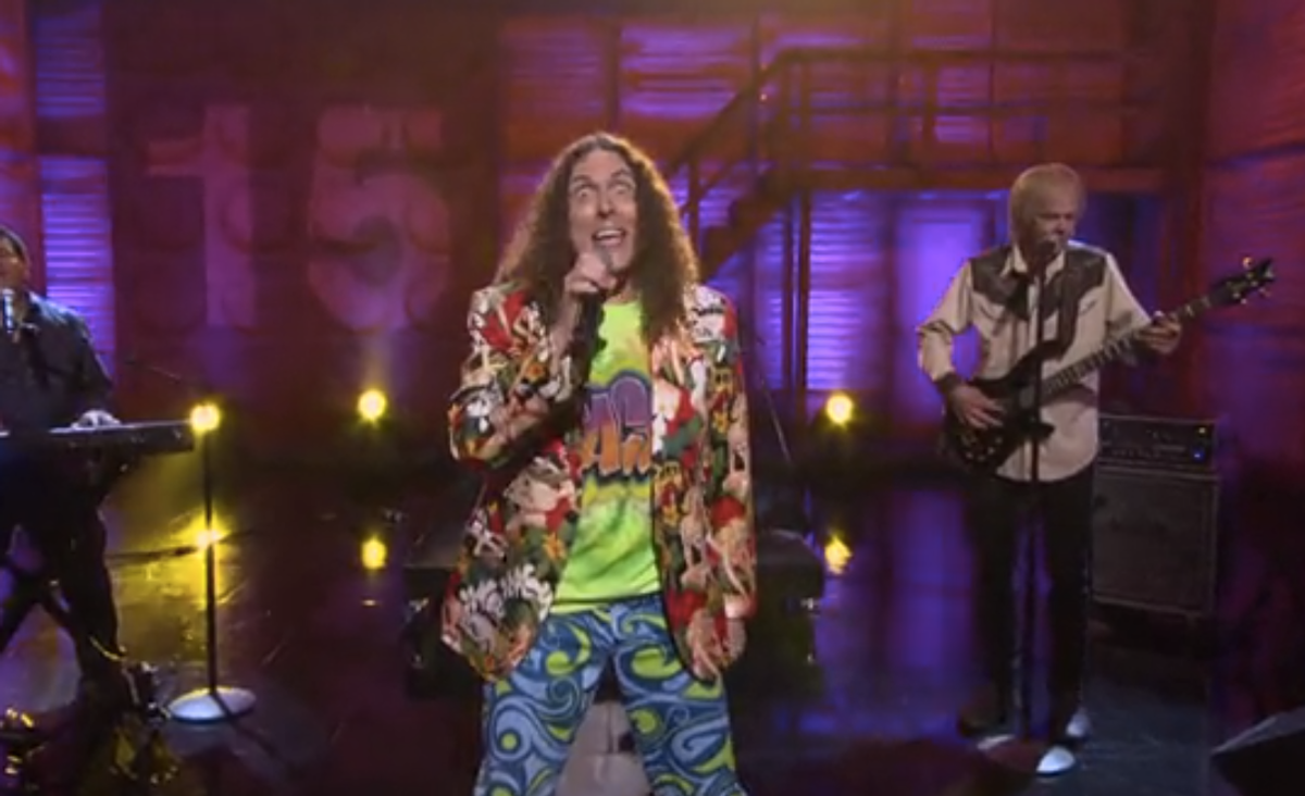  "Weird Al" performs "Tacky" on "Conan"         (screenshot)