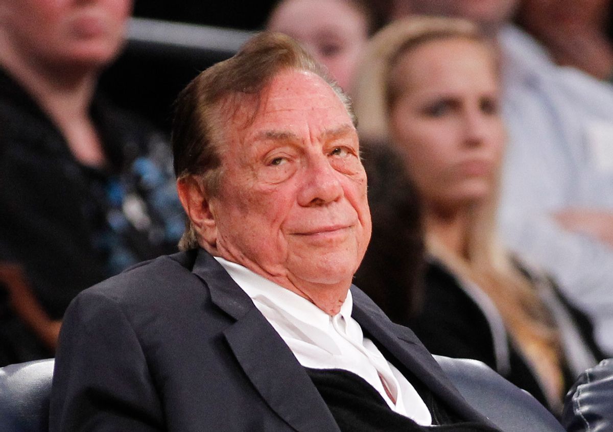FILE - In this Dec. 19, 2011 file photo, Los Angeles Clippers owner Donald Sterling watches the Clippers play the Los Angeles Lakers during an NBA preseason basketball game in Los Angeles. The future of the Clippers is closer to decision as testimony resumes Monday, July 21, 2014,  in a probate trial over whether a deal negotiated by Donald Sterling's estranged wife to sell the team for $2 billion is authorized under a Sterling family trust.  (AP Photo/Danny Moloshok, File) (AP)