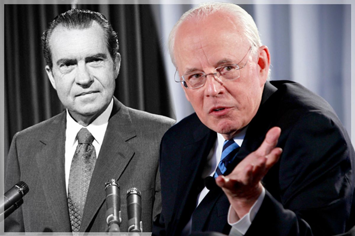 Richard Nixon, John Dean         (AP/Alex Brandon/Photo montage by Salon)