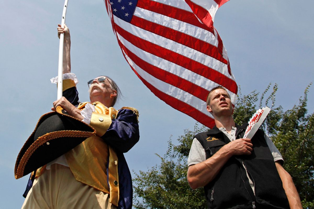 Tea Party Patriots' Exempt America from Obamacare rally, on the west lawn of the U.S. Capitol in Washington, Sept. 10, 2013.       (Reuters/Jonathan Ernst)