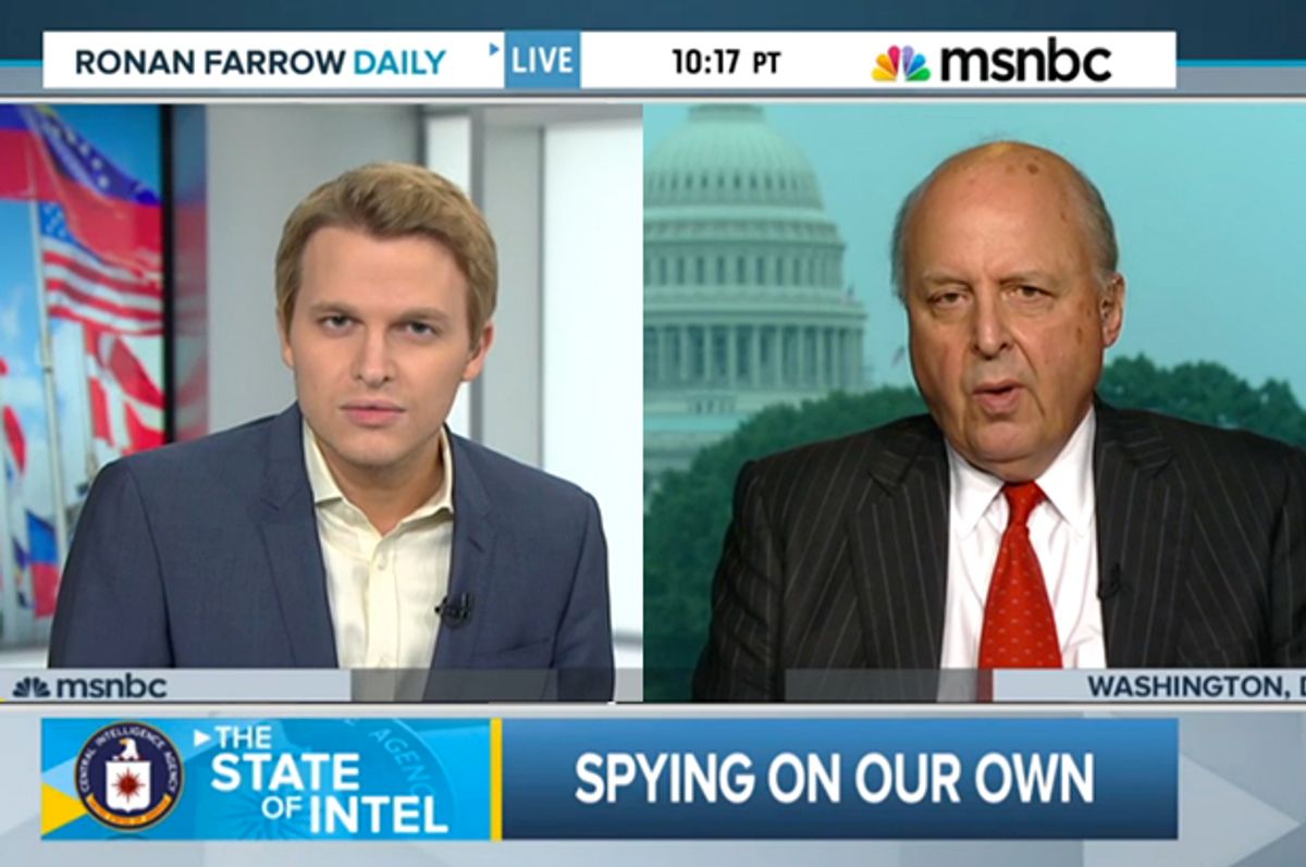 Ronan Farrow, John Negroponte        (MSNBC)