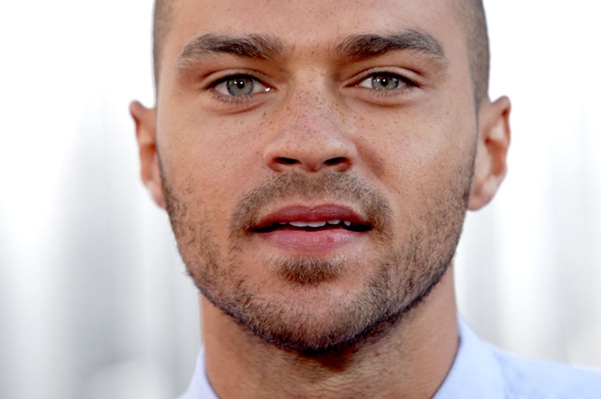       (<a href='http://www.shutterstock.com/pic-163897952/stock-photo-los-angeles-oct-jesse-williams-arrives-to-the-real-steel-los-angeles-premiere-on-oct.html?src=afgiJX3P-zkyNLKv-n9lFQ-1-18'>  DFree </a> via <a href='http://www.shutterstock.com/'>Shutterstock</a>)