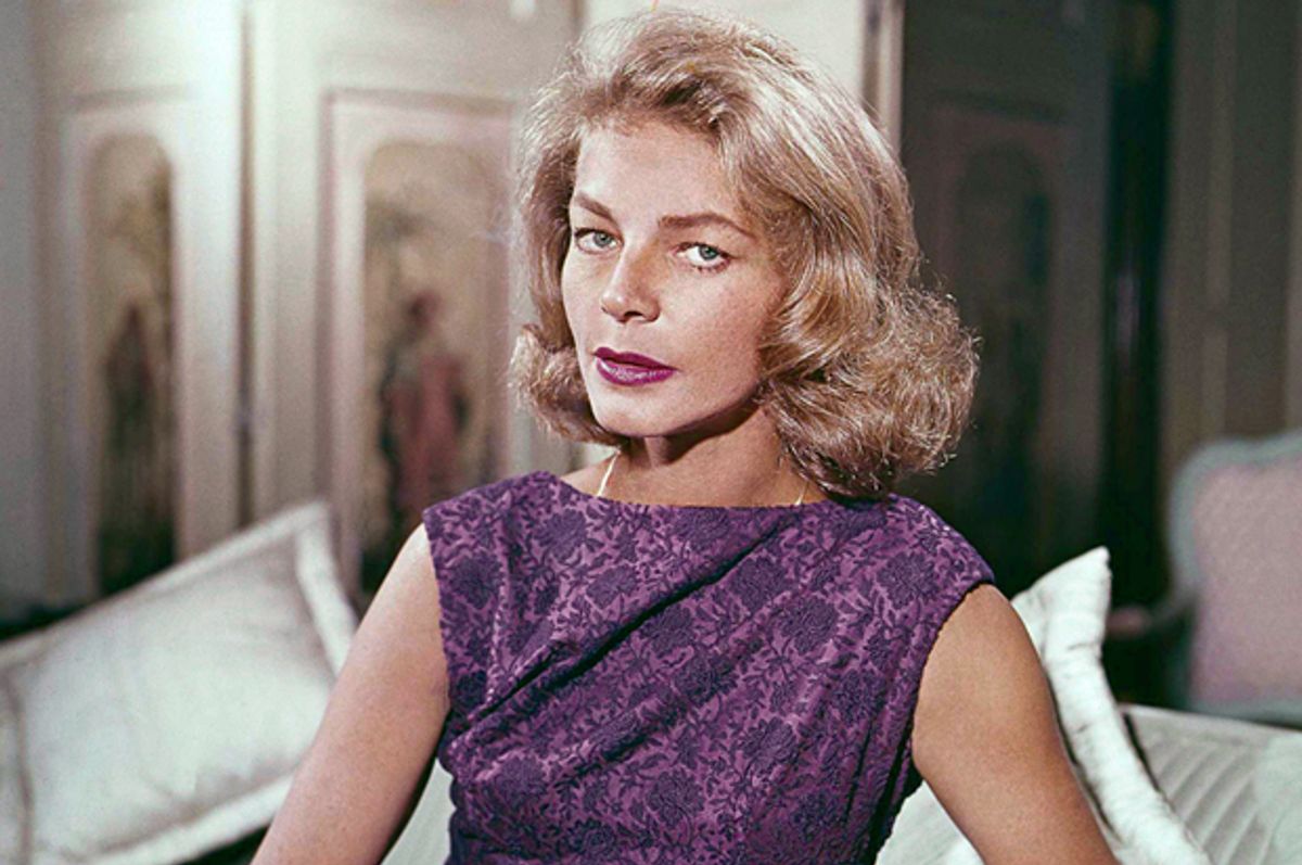 Lauren Bacall, at her home in New York in 1965.    (AP)