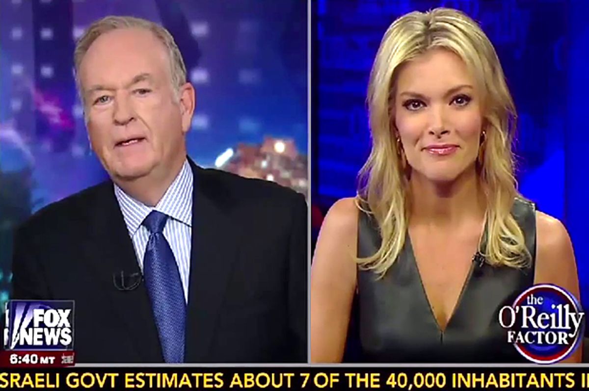Bill O'Reilly, Megyn Kelly           (Fox News)