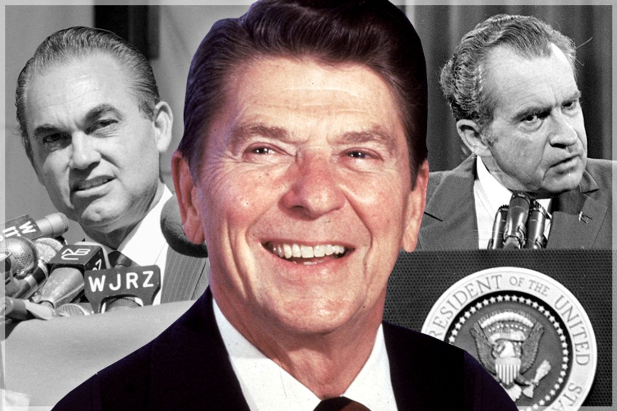 George Wallace, Ronald Reagan, Richard Nixon                (AP/Salon)