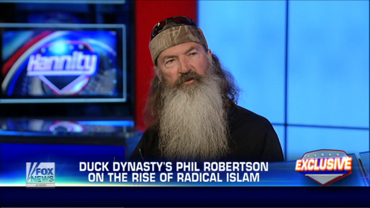 "Duck Dynasty's" Phil Robertson          (Screen shot, Fox News)