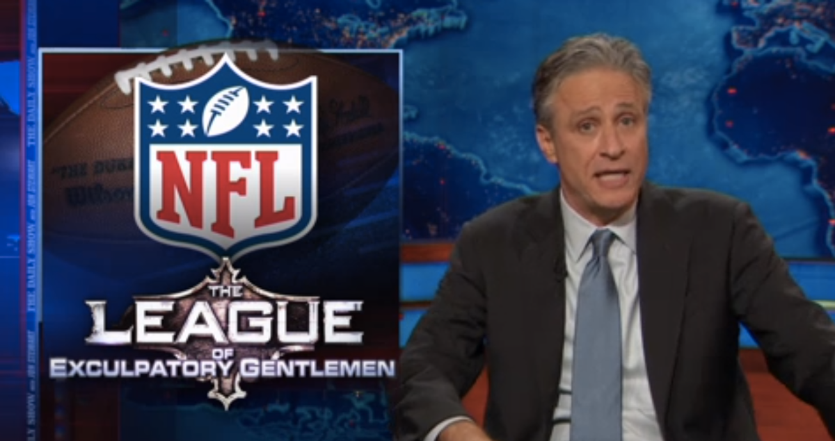 "The Daily Show" on the NFL  (screenshot/"The Daily Show")