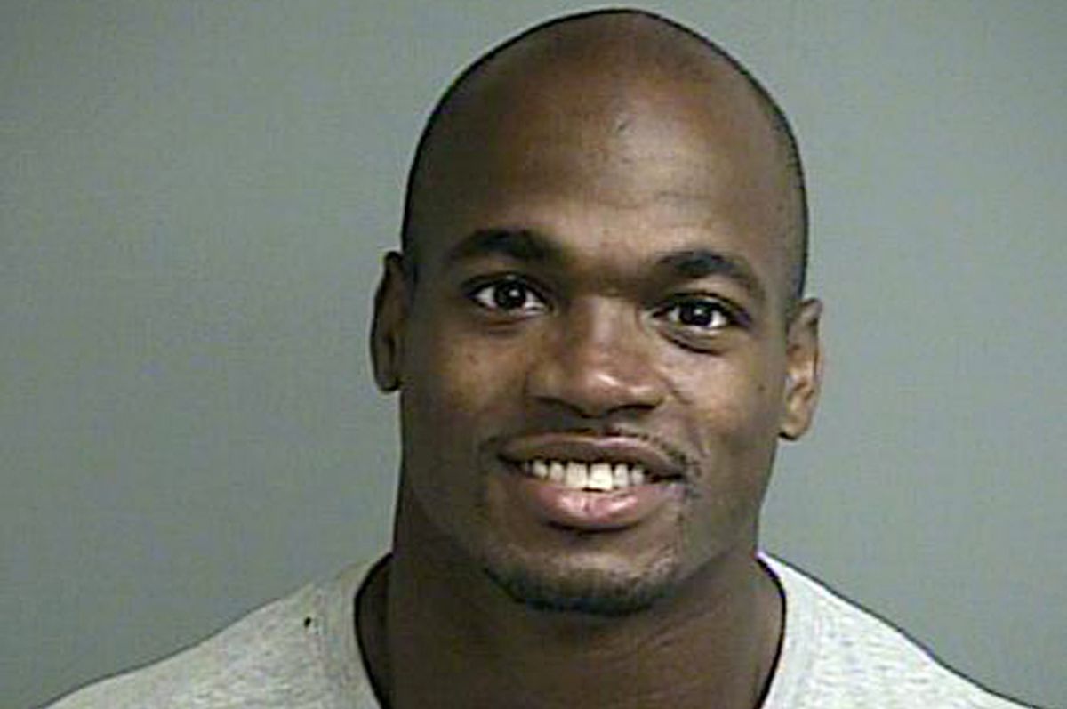 Adrian Peterson                 (AP/Montgomery County sheriff's office)