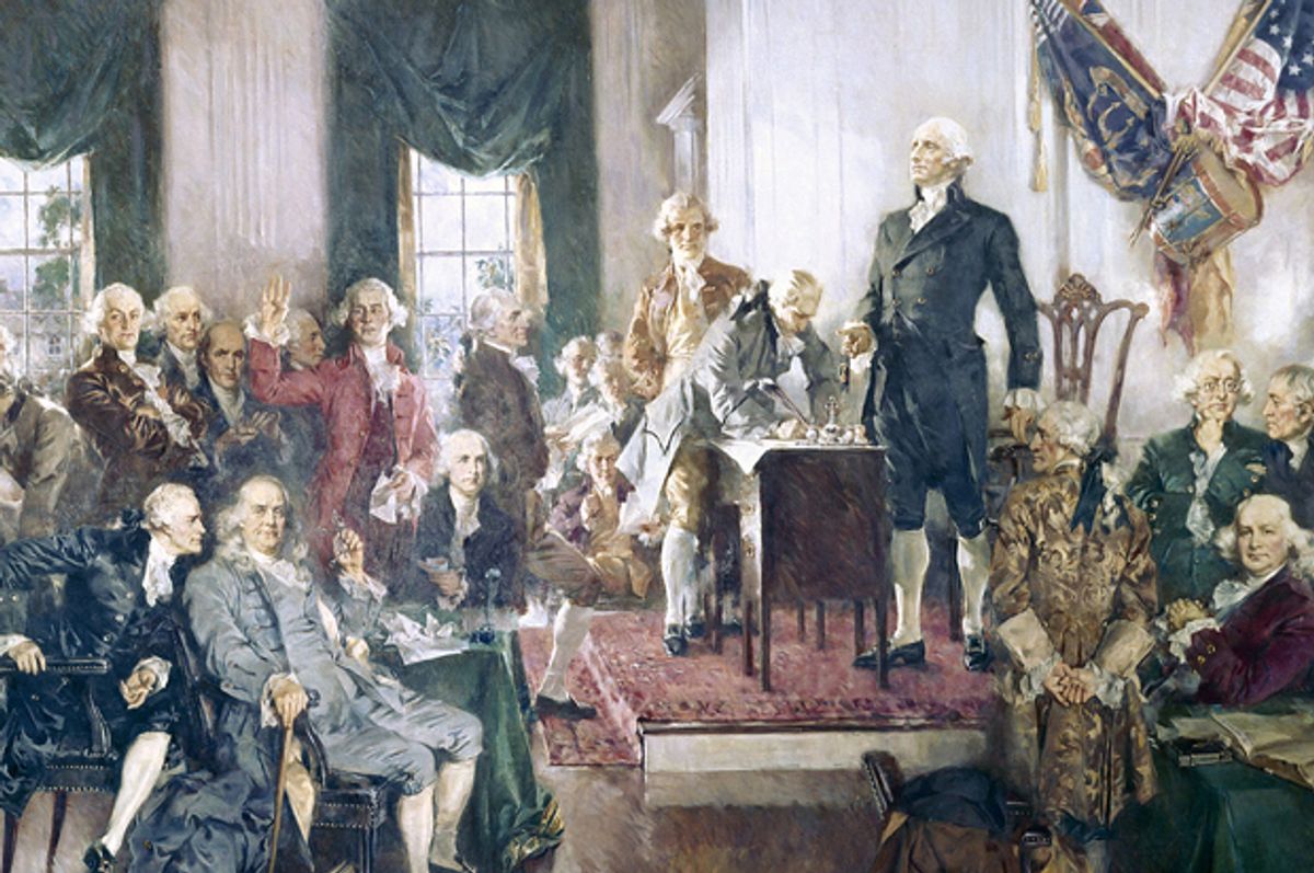 "Signing of the Constitution" by Howard Chandler Christy         (Architect of the Capitol)