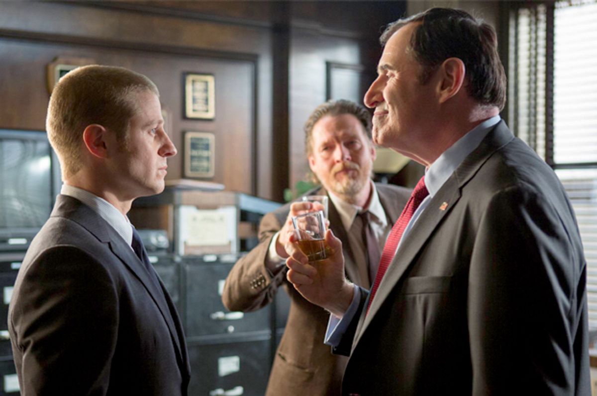 Ben McKenzie, Donal Logue, and Richard Kind in "Gotham"       (Fox)