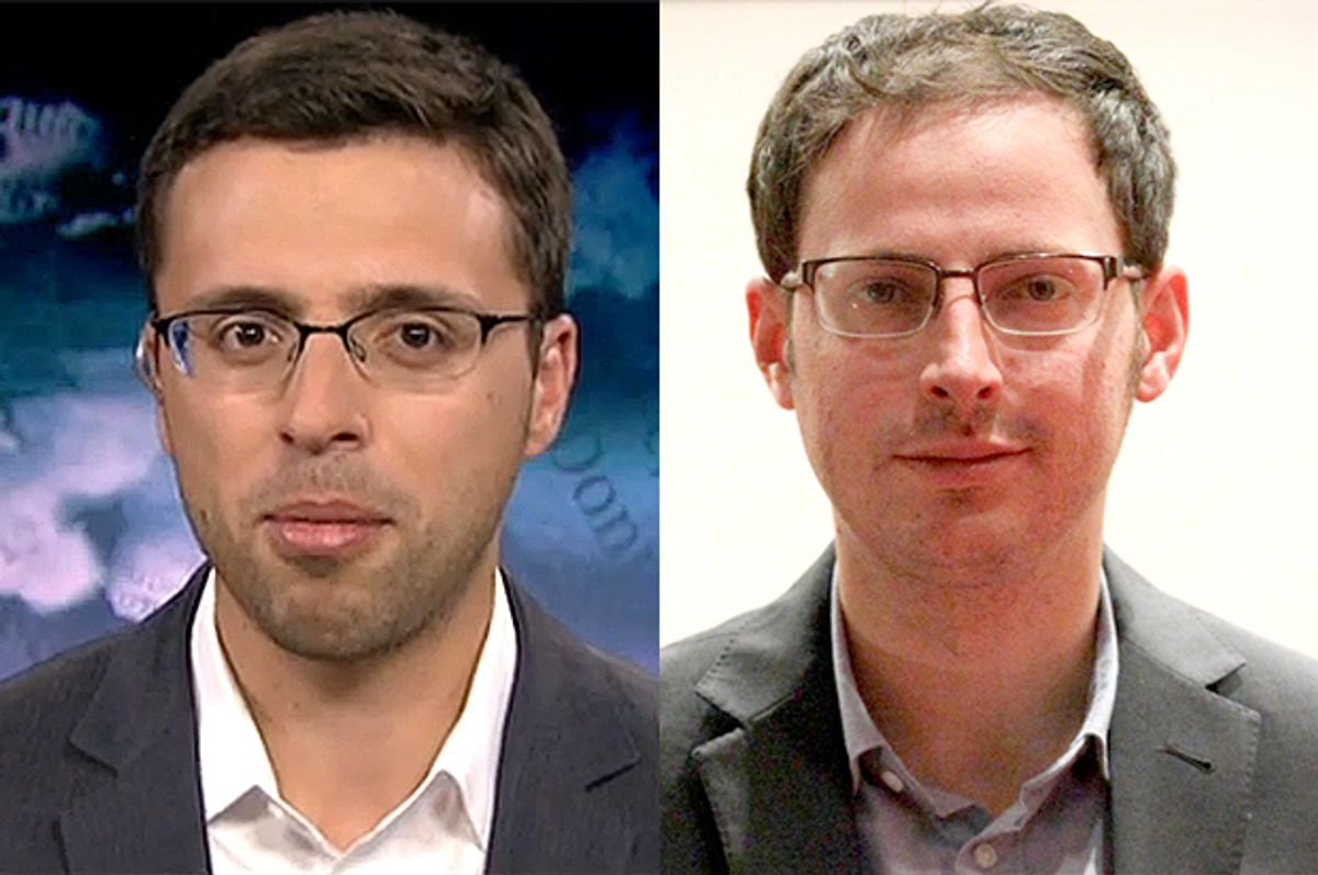 Ezra Klein, Nate Silver      (MSNBC/AP/Nam Y. Huh)
