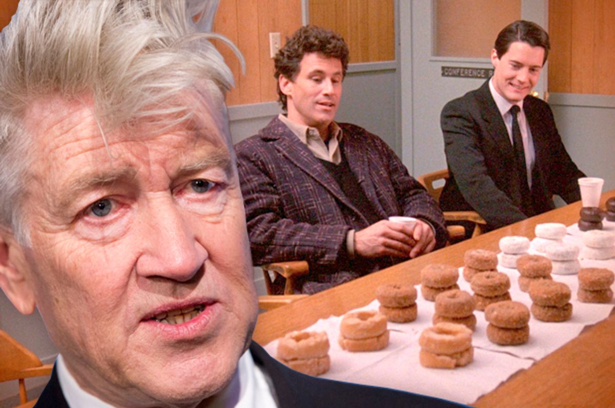 David Lynch; Michael Ontkean and Kyle MacLachlan in "Twin Peaks"             (Reuters/Andrew Kelly/ABC/Salon)