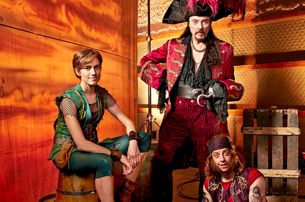 Allison Williams, Christopher Walken and Christian Borle in "Peter Pan Live!"          (NBC/Virginia Sherwood)