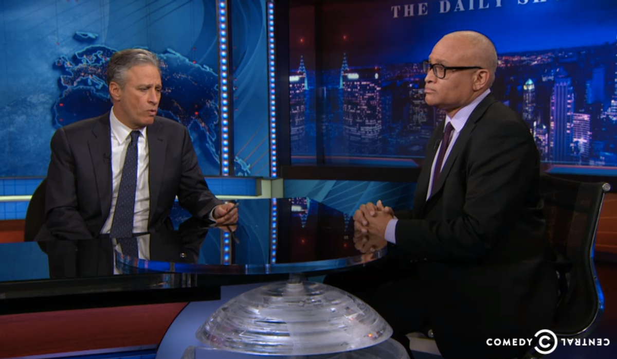 We Cant Even Admit We Have A Problem Jon Stewart And Larry Wilmore