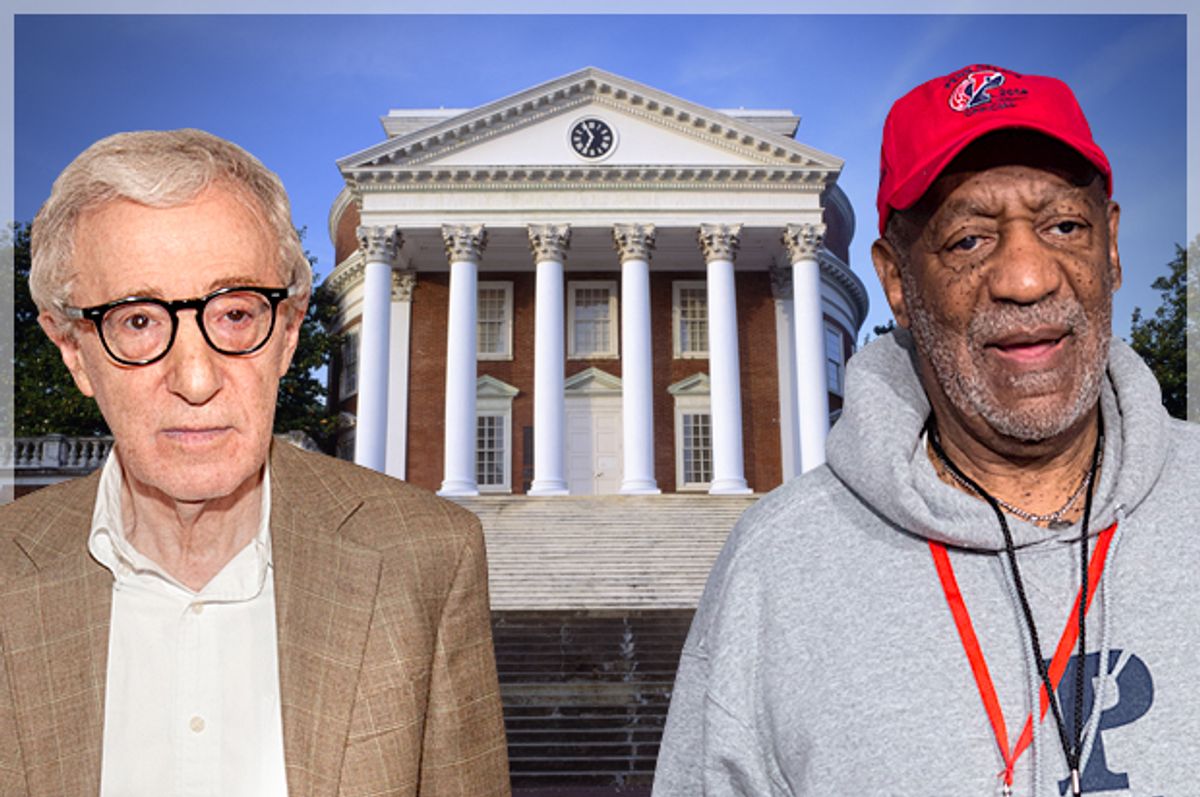 Woody Allen, Bill Cosby                    (AP/Barry Brecheisen/Reuters/Eric Thayer/Photo montage by Salon)