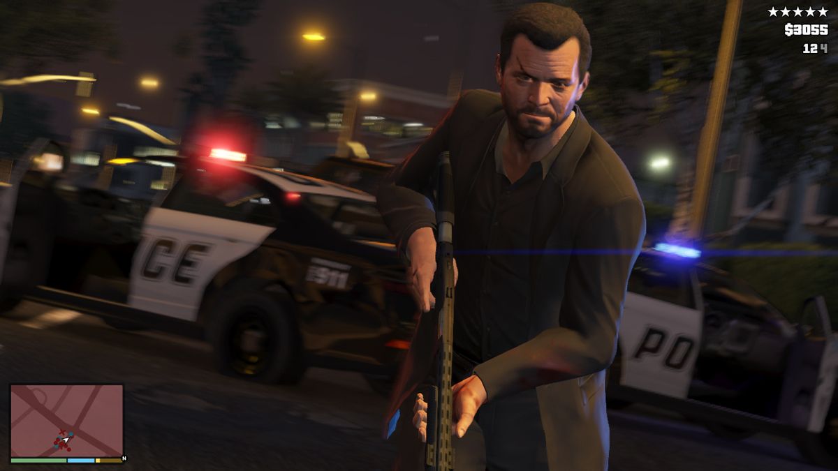 FILE - This publicity photo released by Rockstar Games shows a screen shot from the video game, "Grand Theft Auto V." (AP Photo/Rockstar Games, File) (AP)