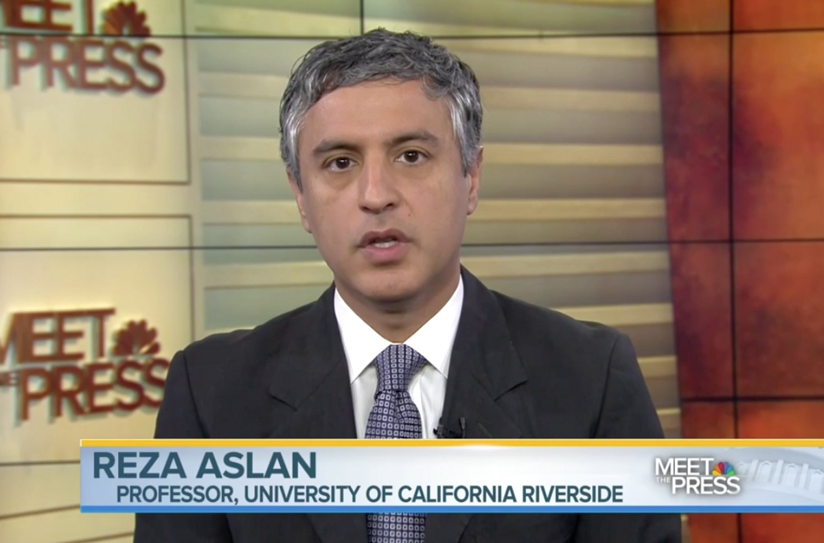  Reza Aslan on "Meet the Press"        (NBC)
